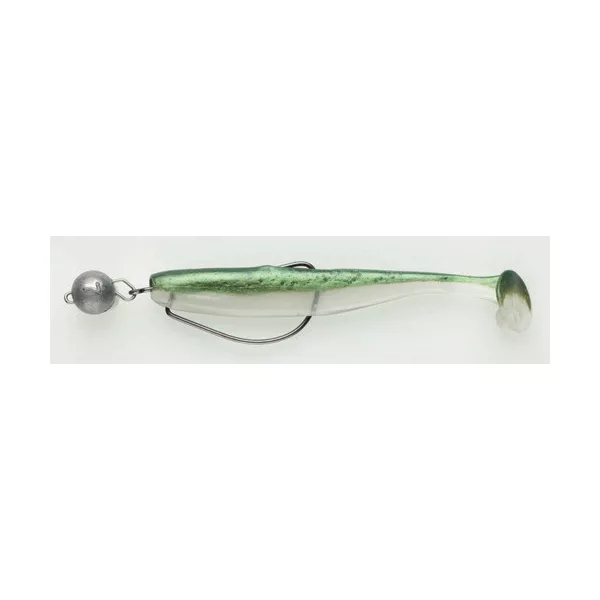 Swimy Cheburashka Pompei Shad Rig Soft Bait K012 100mm - 7gr - Ready Rig - Cheburashka lead - Pre-rigged