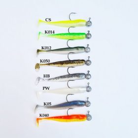 SWIMY Pompei Shad with jig head Soft Lure K050 75mm - 5gr