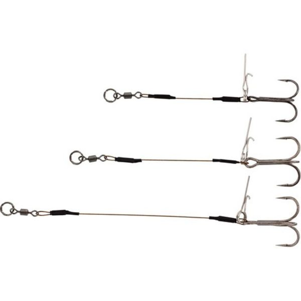 WESTIN Pro Stinger 1x7 40.8kg 12cm #1/0 2pcs Stinger rig