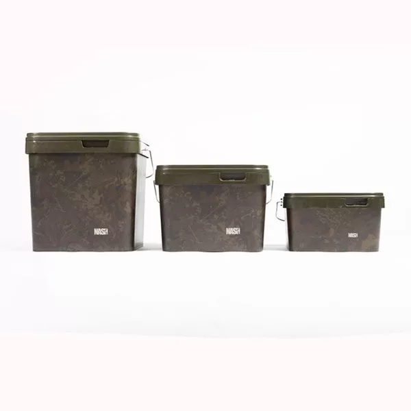 Nash Spot On Rectangular Camo 17L Bucket