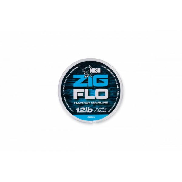 Nash NXT Zig Flo 12 lb 100 metres line for Zig Rig