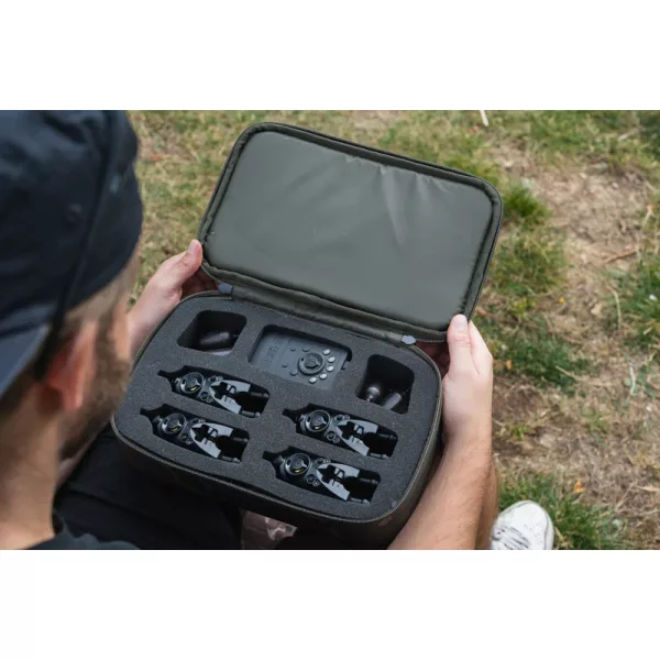 Nash Subterfuge Siren R3+/R2 Presentation Case Bite Alarm Storage Bag 32x8.5x20cm