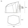 Nash Titan T1 183x258x210cm Single Tent