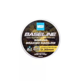 Nash Baseline Sinking UV Yellow 0.35mm 600m Braided Mainline