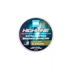   Nash Highline Extra Supple Low Water Green 0.24mm 600m Braided Mainline