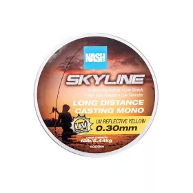 Nash Skyline Mono UV Yellow 0,30mm 1000m Monofil Mainline