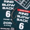 Nash Ring Blow Back Rig Size 2 Micro Barbed Barbed Hook Bearded hook, Earrings hook