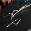 Nash Slip D Rig 4 Bearded, Eared Forward Hook