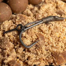 Nash Slip D 6 Eyed, Barbless Boilie Ready Tied Hook