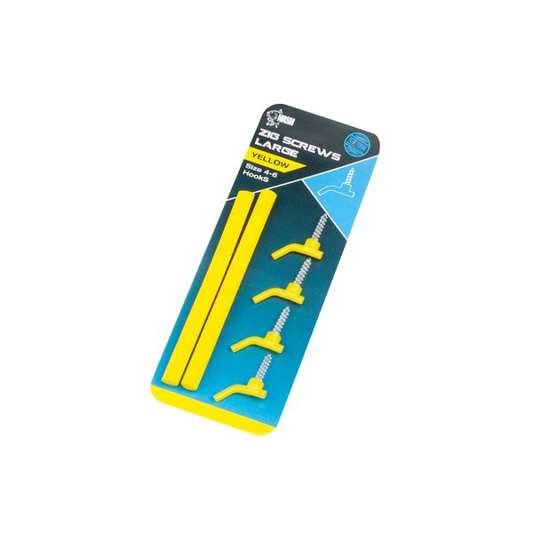 Nash Zig Screws Large Yellow Nipples
