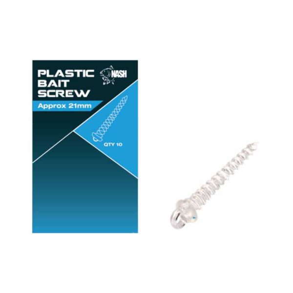 Nash Plastic Bait Screws 21mm Bait Screw