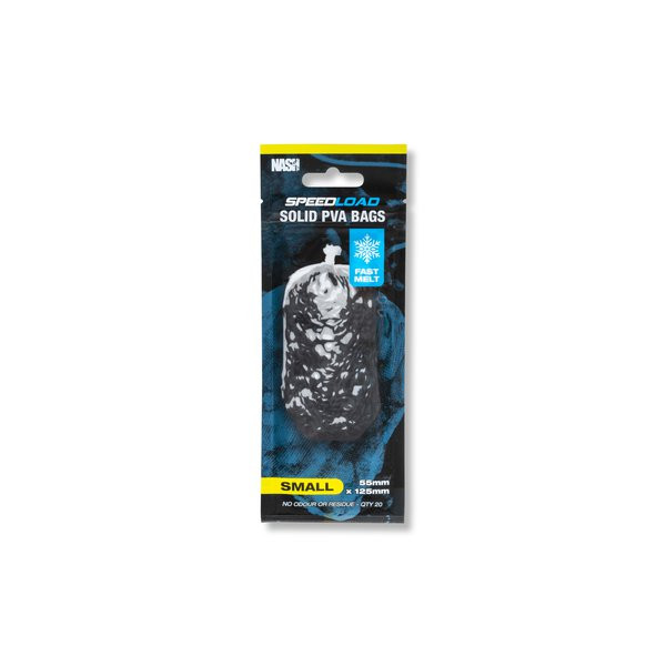 Nash Speedload Solid PVA Bags S Fast dissolving PVA Bags 20pcs