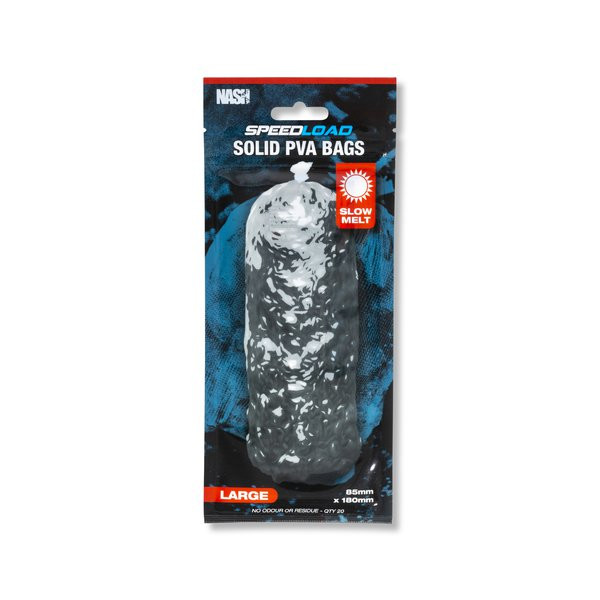 Nash Speedload Solid Large Slow Dissolving PVA Bag 20pcs
