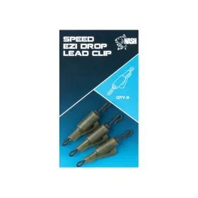 Nash Speed Ezi Drop Lead Clip Lead Clip 8pcs