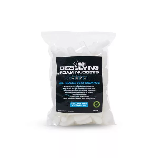 Nash Dissolving Foam Nuggets Floating Foam 50gr