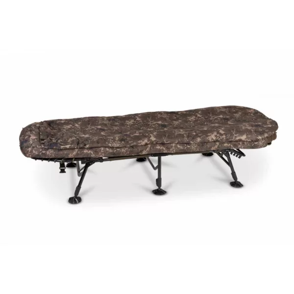 Nash MF60 Indulgence All Season 4 Fold Sleep System 6 Leg 200x77cm Carp Bed