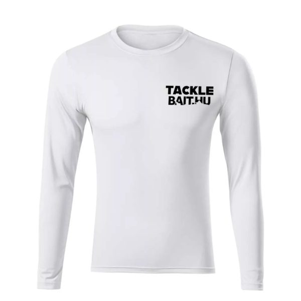 TackleBait Logoed Long Sleeve T-Shirt White M