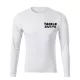 TackleBait Logo Long Sleeve T-Shirt White 3XL