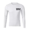 TackleBait Logoed Long Sleeve T-Shirt White 4XL
