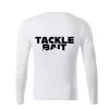 TackleBait Logoed Long Sleeve T-Shirt White 4XL