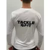 TackleBait Logoed Long Sleeve T-Shirt White 4XL