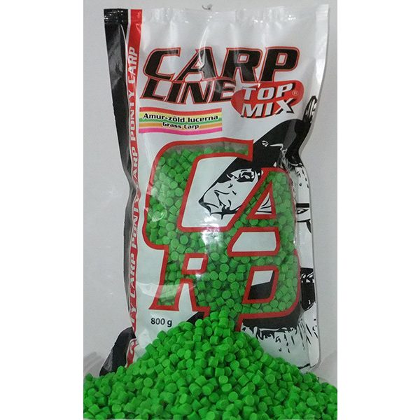 Top Mix Carp Line Green Alfalfa Fluoro Feeding pellets 800gr