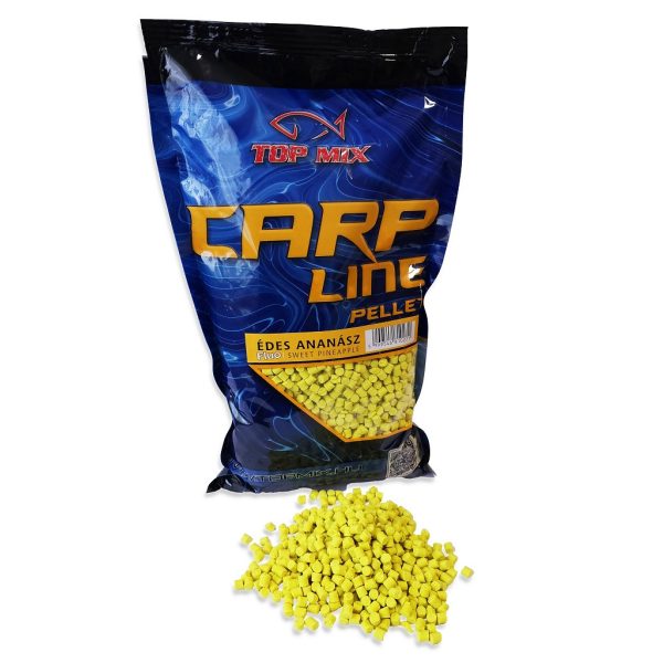 Top Mix Carp Line Fluoro Sweet Pineapple Feeding pellets 800gr
