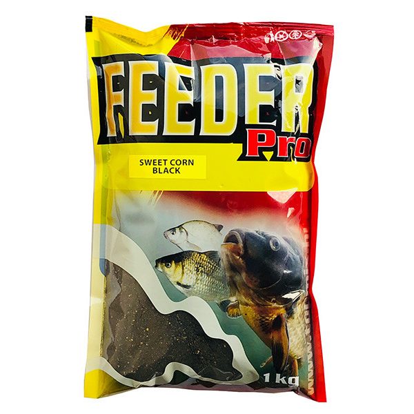 Top Mix Feeder Pro Sweetcorn Black Groundbait 1kg