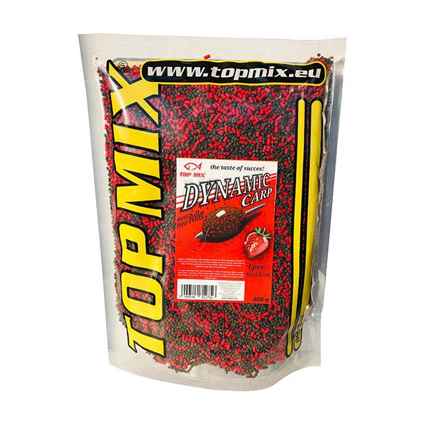 Top Mix Strawberry Dynamic Carp Feeding pellet 800gr