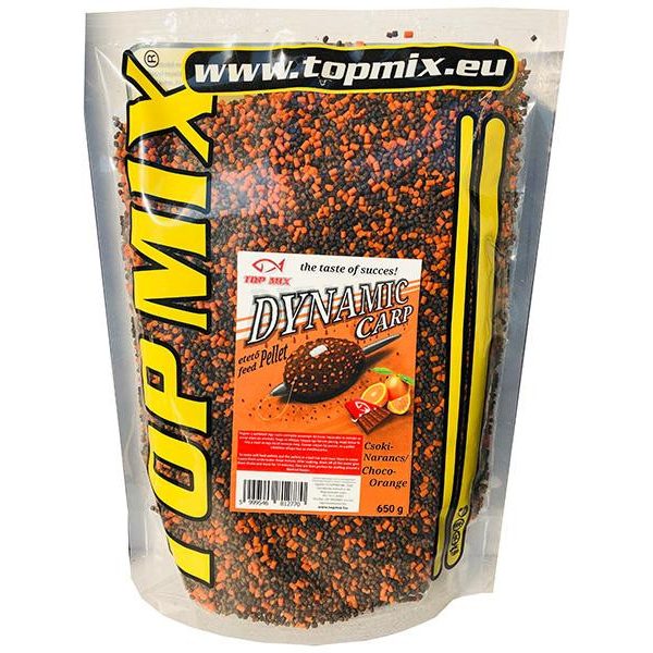 Top Mix Dynamic Carp feeding pellets - Chocolate/Orange
