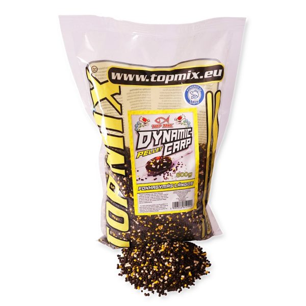 Top Mix Dynamic Carp Garlic Flame Feeding Pellet 800gr