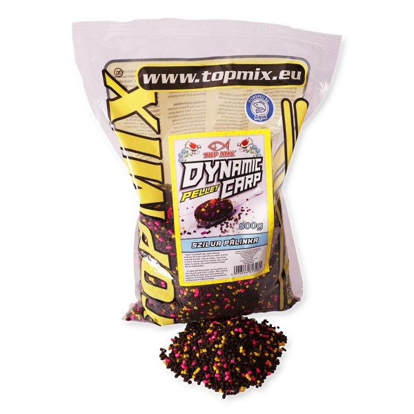 Top Mix Dynamic Carp Plum Brandy Feeding pellet 800gr