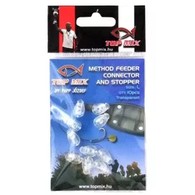 Top Mix Method Feeder Fluo Clear L Quick Link 10pcs