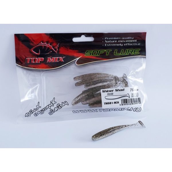 Top Mix Shiner Shad Roach 7,6cm Plastic Bait 10pcs