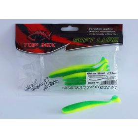   Top Mix Shiner Shad Green-Yellow Chartreuse 10.0cm Plastic Bait 6pcs