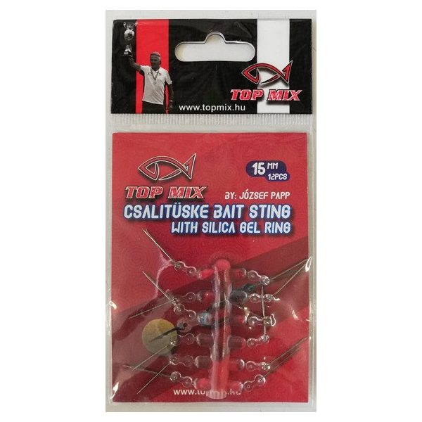 Top Mix 15mm Lure Spike Silicone Hair Tip 12pcs