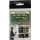 Top Mix Method Feeder 8 Braided Pre-Braided Bearded Hook with Bearded Pre-Braided Ears and Baited Spikes 3db