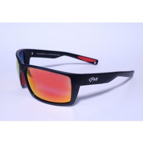 Top Mix Polarized Red Sport Sunglasses with Case