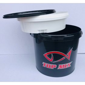 Top Mix 5l Feeder, Mixing Bucket with Bait Tray and Lid
