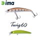 Ima Twing 60S 6cm 6,5gr 003 Olive Wobbler