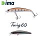 Ima Twing 60S 6cm 6.5gr 008 Titanium Black Red Berry Wobbler