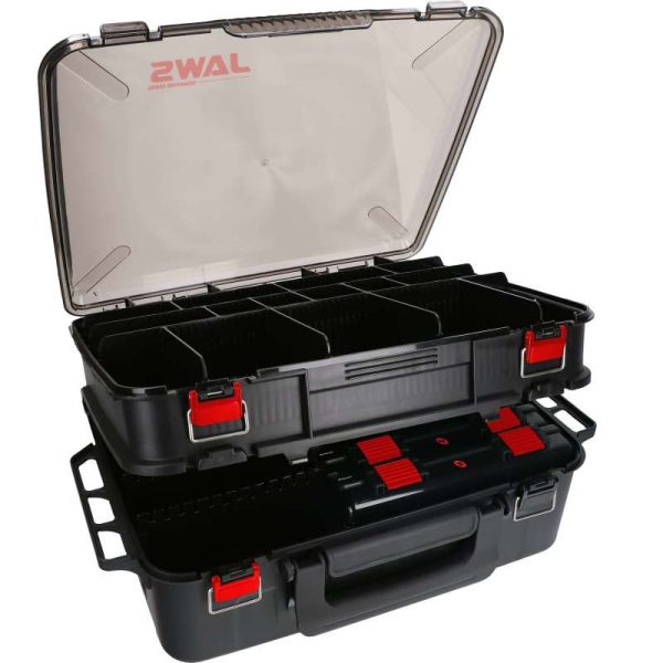 Mikado Jaws Big Black Box 47x34x19cm Fishing Crate