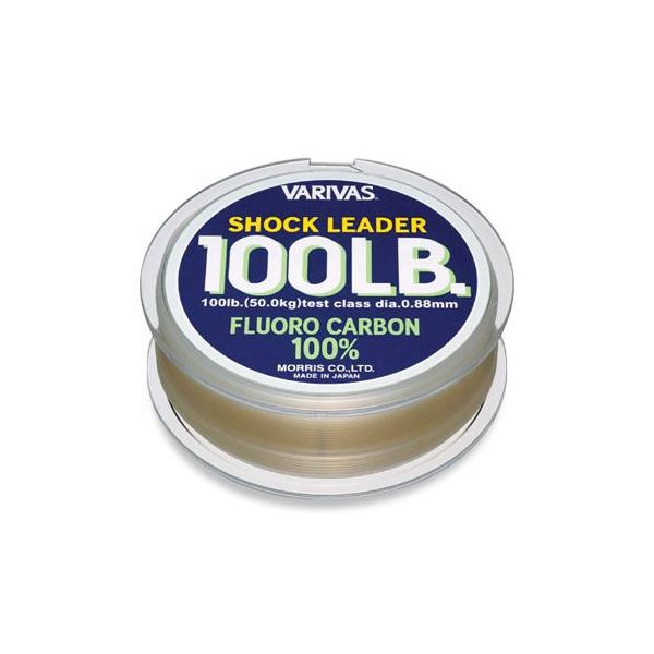 Varivas Fluorocarbon Shock Leader 30m #20 0.74mm 70lb Fluorocarbon Leader Line