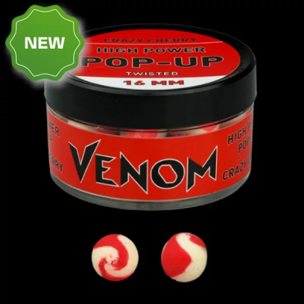 Feedermánia Venom High Power Pop-Up 16mm Crazy Cherry Feeding Boilie