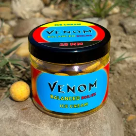   Feedermánia Venom Balanced Boilies Ice Cream 20mm Sinking Hookbait