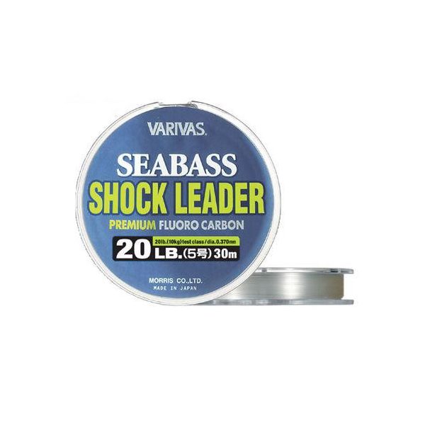 Varivas Sea Bass Shock Leader Fluorocarbon 30m 0.470mm 30lb Fluorocarbon Leader Line