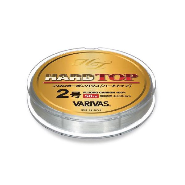 Varivas Hard Top Fluorocarbon Leader 50m 0.165mm 2.3kg Fluorocarbon Leader Line