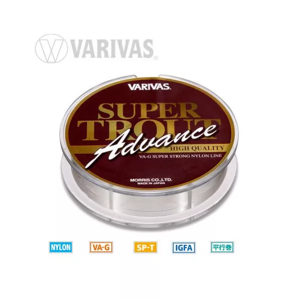 Varivas Super Trout Advance Nylon 100m 0.185mm 6lb Monofil Mainline