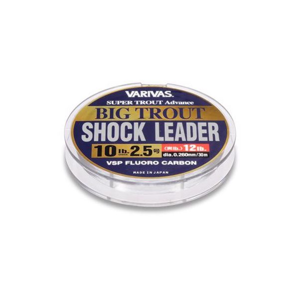 Varivas Big Trout ShockLeader Fluorocarbon VSP 30m 0,330mm 16lb Fluorocarbon Leader Line