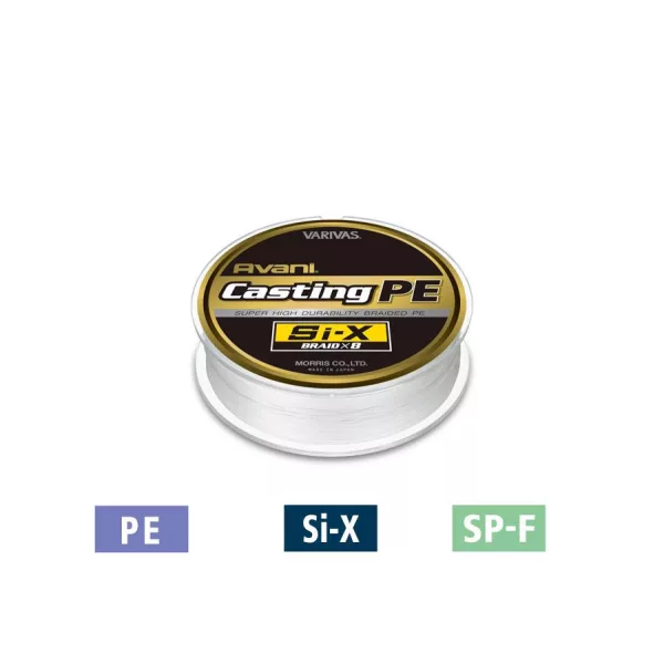 Varivas Avani Casting PE Si-X X8 300m #10 0.520mm 140lb Braided Mainline
